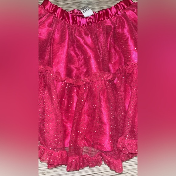 Girls 6X Sparkle Pink Skirt - Picture 4 of 4